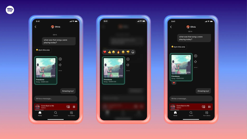 Spotify acaba de dar el paso definitivo para convertirse en una app social: llegan los mensajes directos a la aplicación